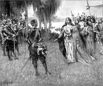 Hernando de Soto encounters the Cherokee Indians in 1540 in Georgia. source: http://americanindianshistory.blogspot.com/2012/05/hernando-de-soto-describes-cherokee.html